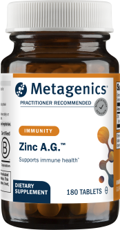 Metagenics Zinc A.G. 20 mg. 180 tabs